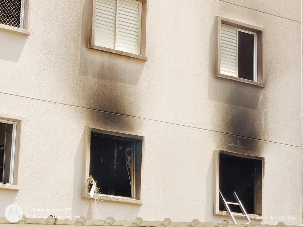 Imagens mostram estrago dentro de prédio atingido por explosão em Jundiaí — Foto: Motoboy Xororó/Arquivo pessoal