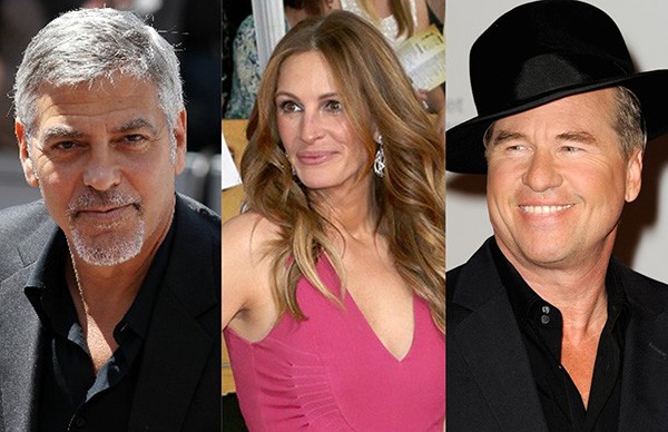 George Clooney, Julia Roberts, Val Kilmer (Foto: Getty Images)