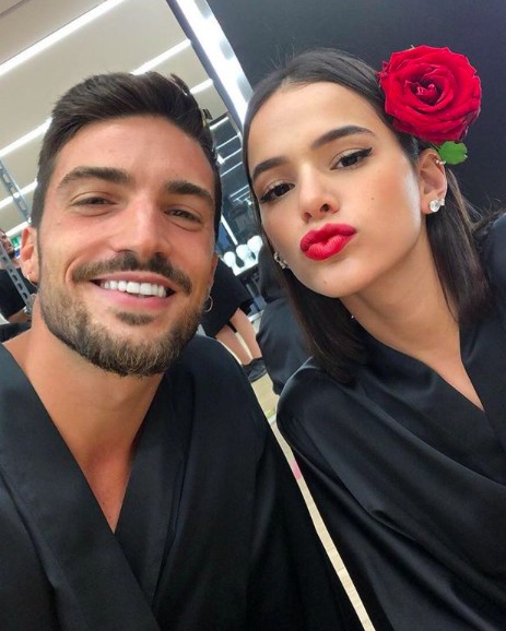 Bruna com o modelo Mariano Di Vaio (Foto: Reprodução/Instagram)