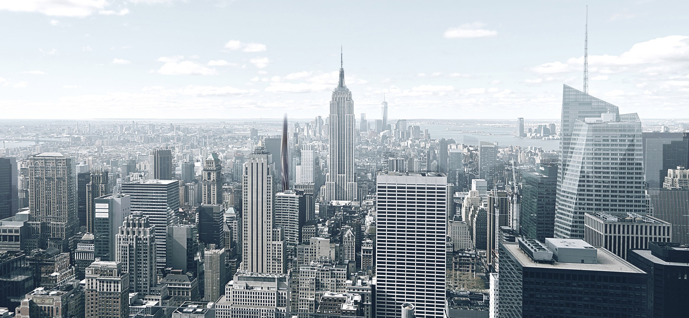 Arranha-céu orgânico promete suavizar paisagem em Nova York (Foto: Divulgação)