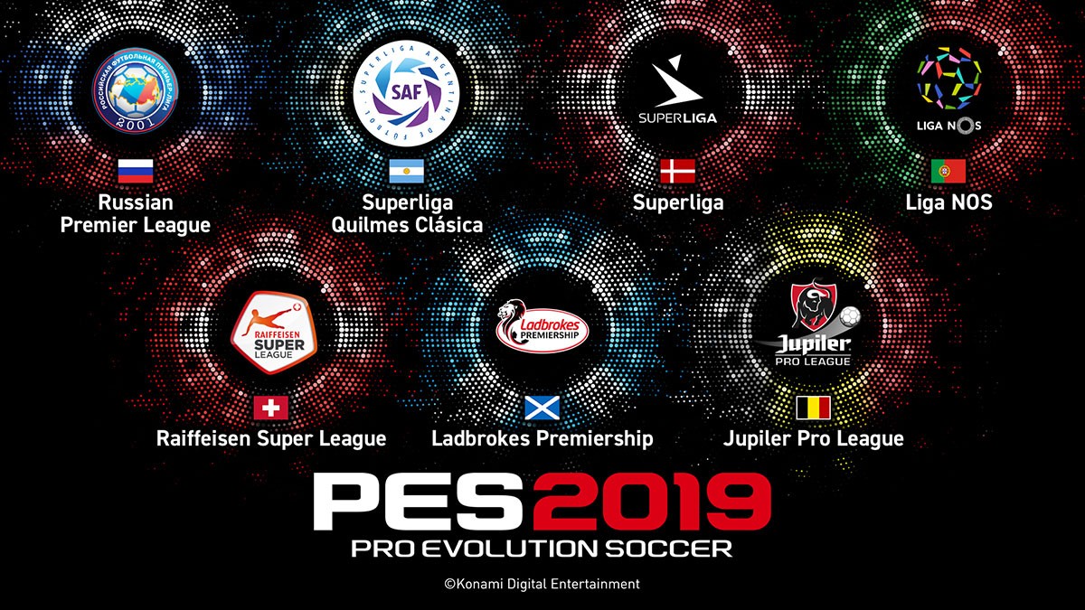 PES 2019: Konami anuncia novas ligas licenciadas para o ...