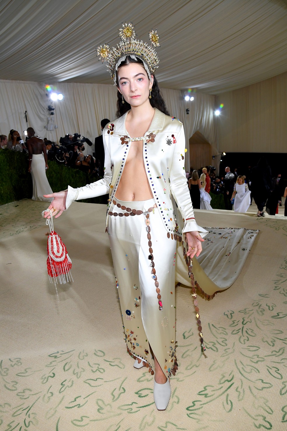  Lorde no Met Gala 2021 — Foto: Kevin Mazur/MG21/Getty Images For The Met Museum/Vogue