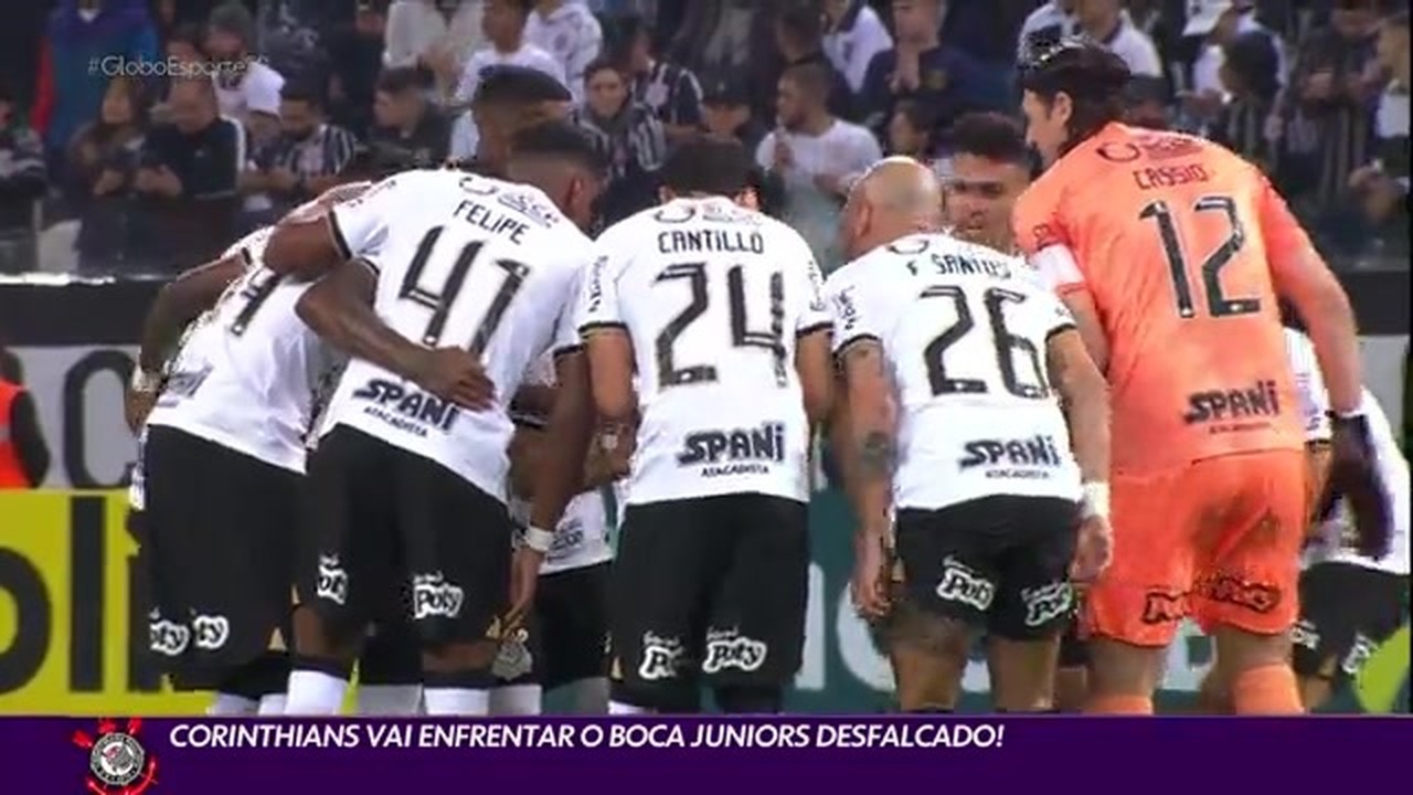 Corinthians vai enfrentar o Boca Juniors desfalcado