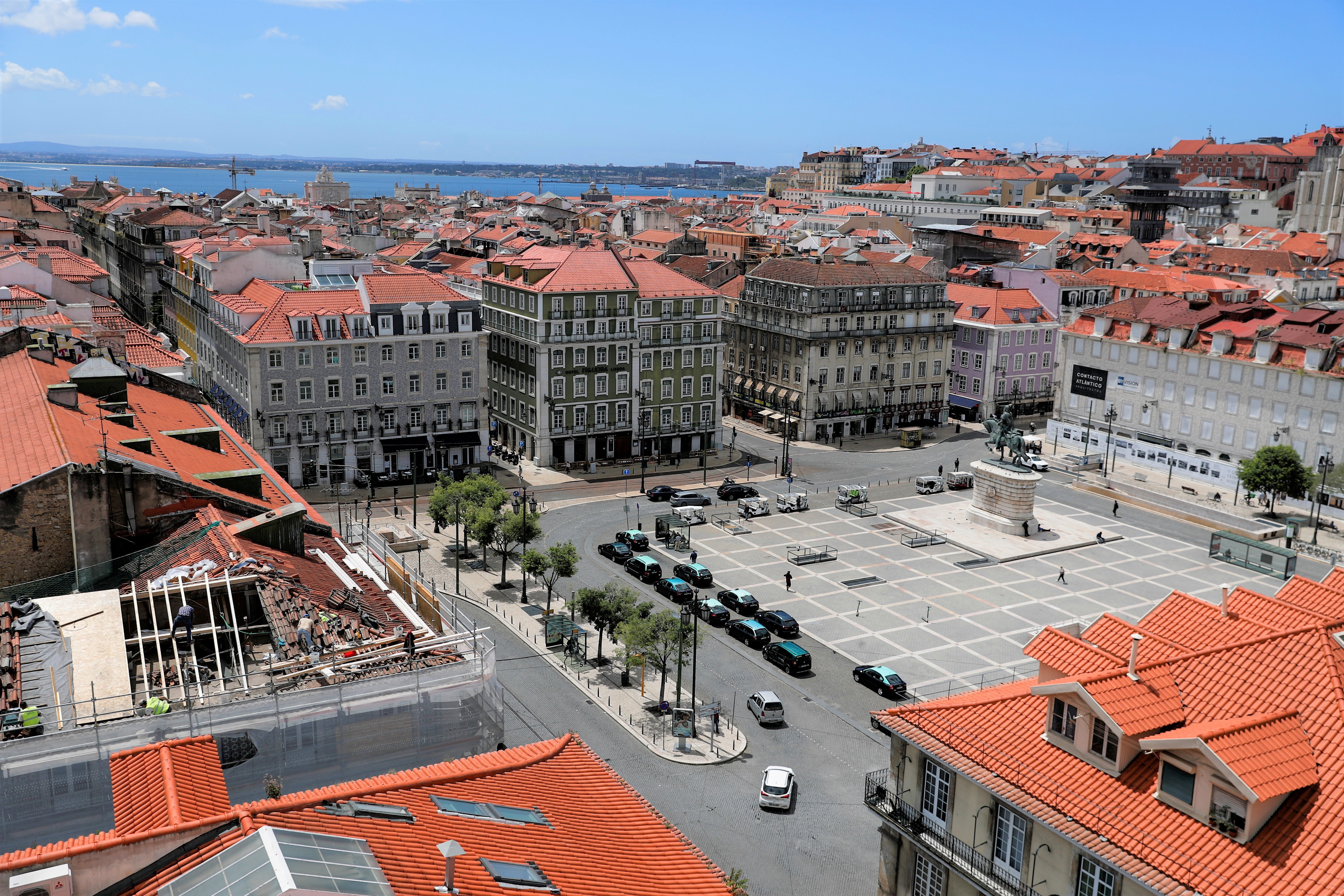 Praça da Figueira, em Lisboa: imobiliário é o principal investimento