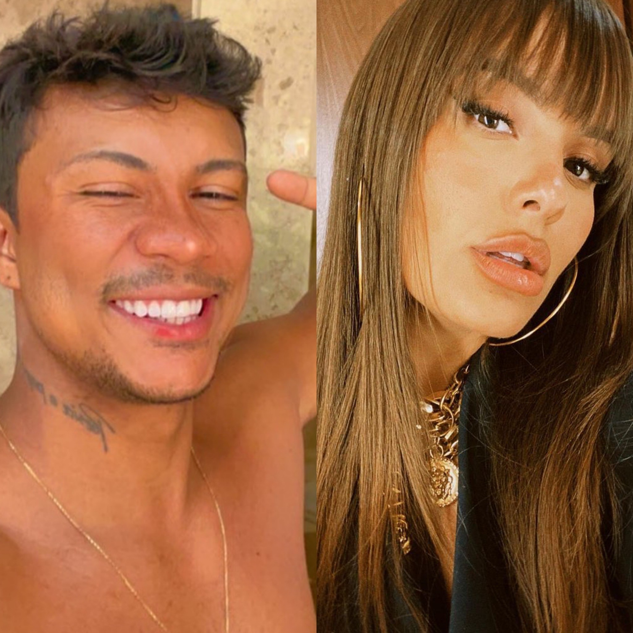 Thaís Braz e Xamã trocam flerte nas redes sociais; internautas shippam (Foto: Instagram)