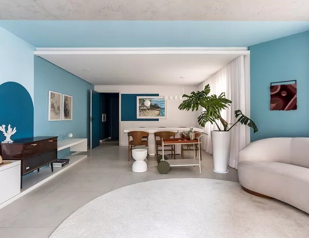Até 100 m²: 20 apartamentos com decoração colorida (Foto: Eduardo Macarios)