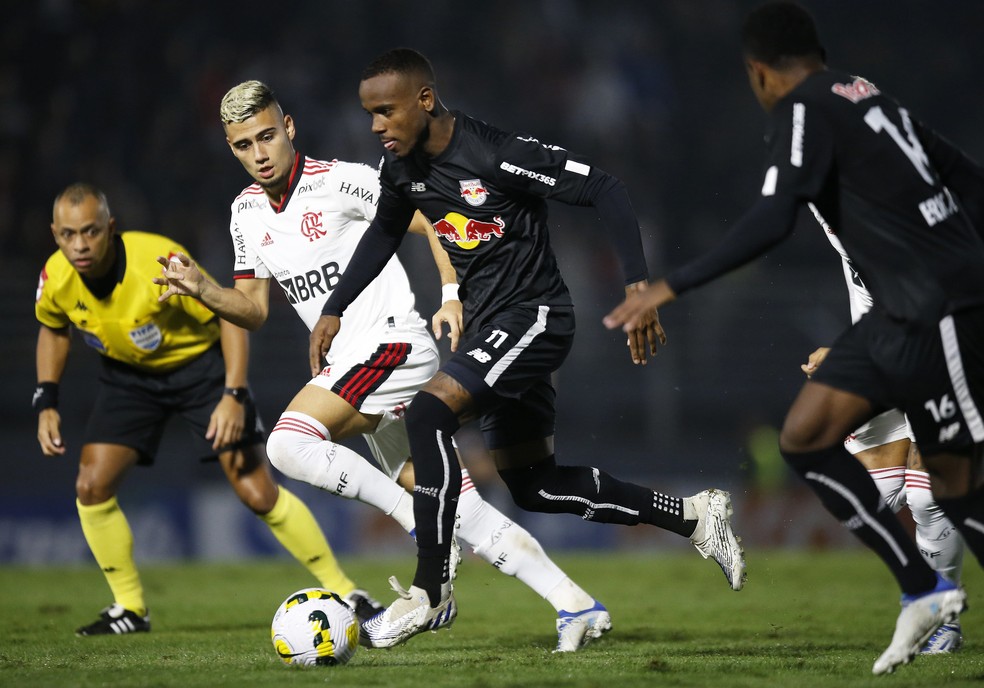 Bragantino x Flamengo - 1º turno do Brasileirão 2022 — Foto: Ari Ferreira/Red Bull Bragantino