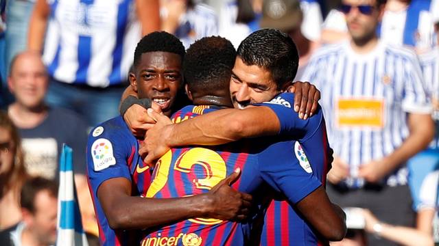 Barcelona venceu o Real Sociedad por 2 a 1