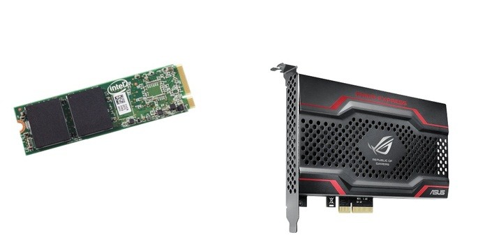 SSD no formato M.2 e PCIe (Foto: Montagem)