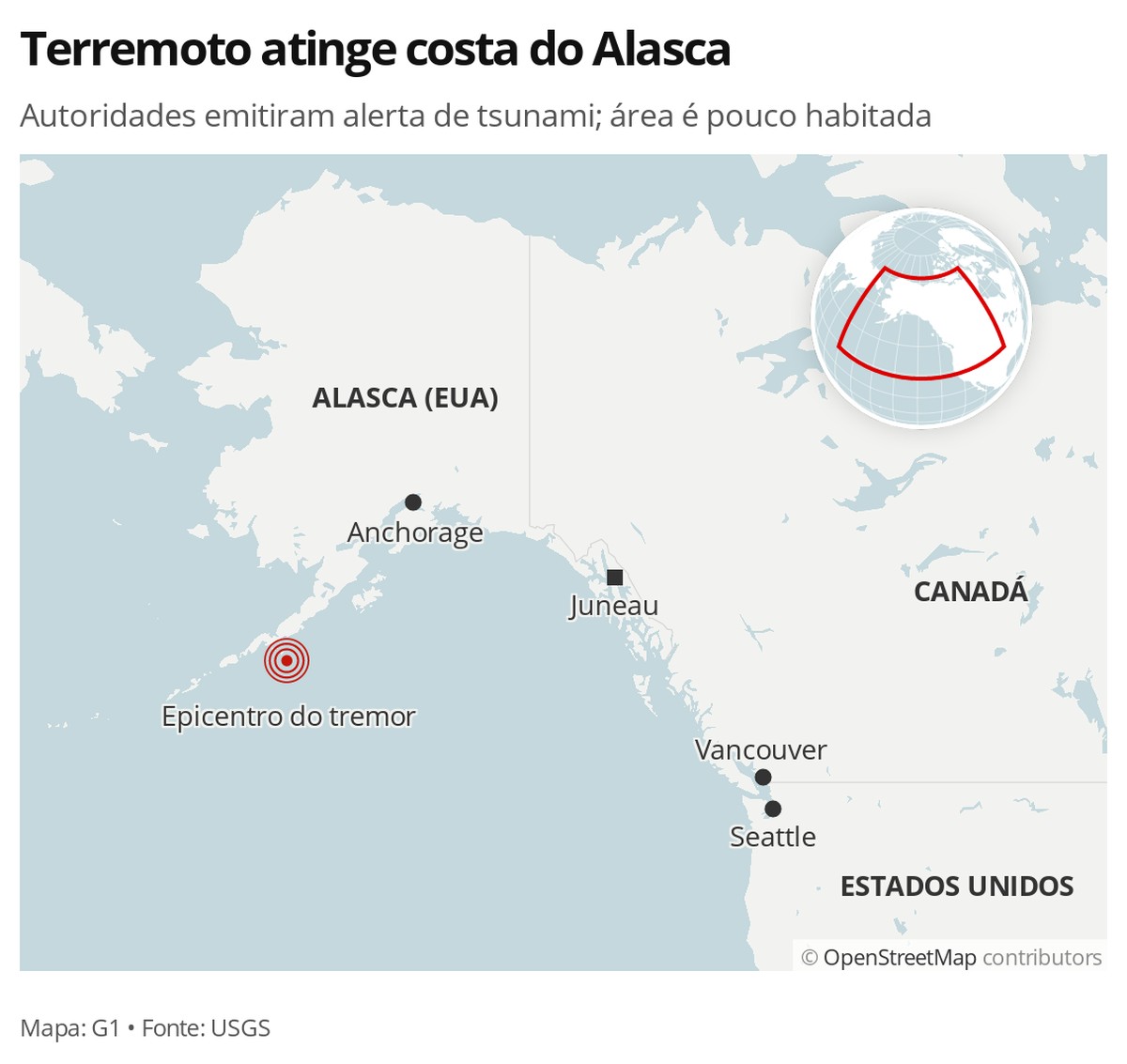 Terremoto No Alasca - Terremoto De 7 9 Na Costa Do Alasca Provoca Alerta De Tsunami Veja : O forte tremor foi a cerca de 91 quilômetros a sudeste de perryville, no alasca, e aconteceu por volta das 22h15 horário local, segundo dados do instituto geológico dos estados unidos.