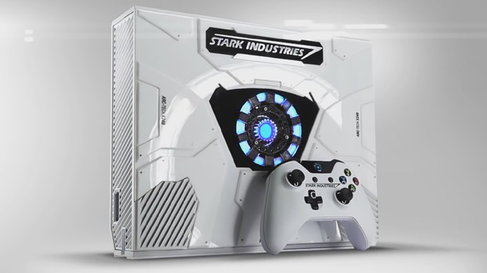 Xbox One com design do Homem de Ferro é belo e extremamente raro (Foto: Reprodução/YouTube)