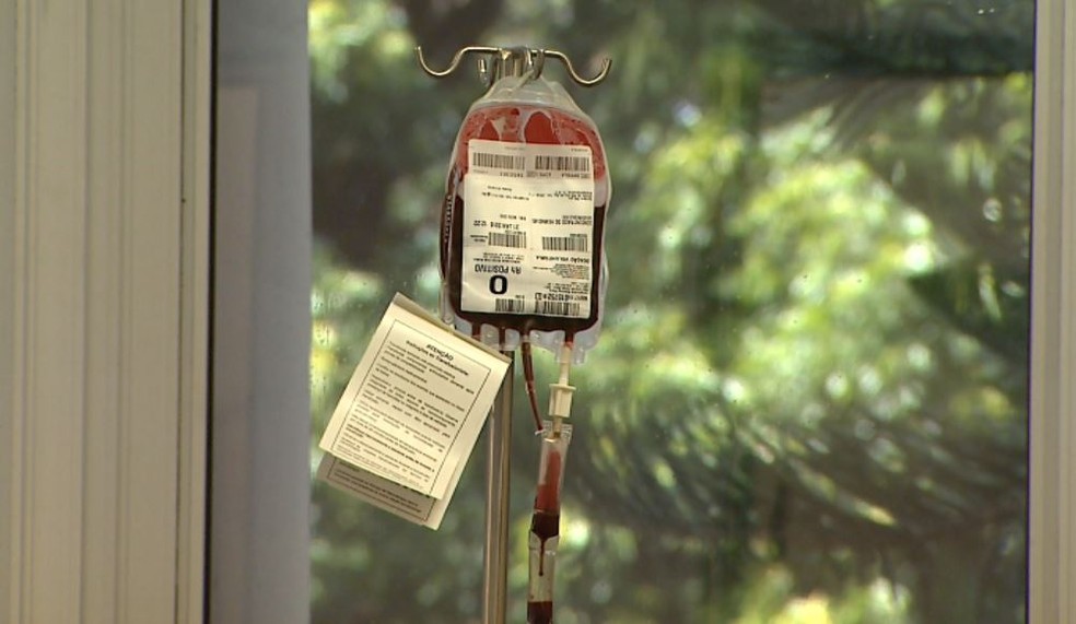 Doação de sangue no Hemocentro de Ribeirão Preto, SP — Foto: Maurício Glauco/EPTV