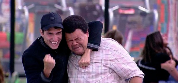 Babu Santana e Felipe Prior (Foto: Reprodução/Globo)