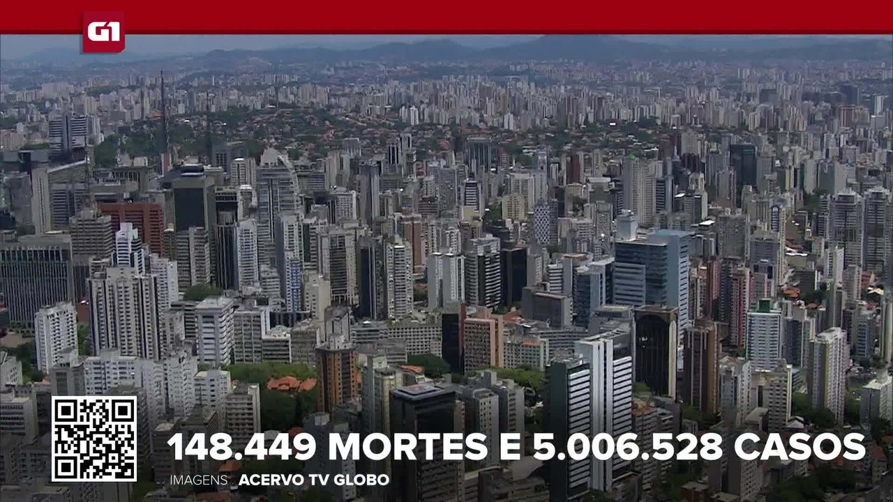 Brasil tem 148.449 mortes e mais de 5 milhões de casos confirmados de Covid-19