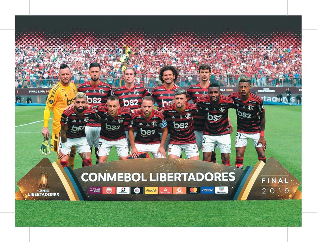 Inicialmente previsto para março, álbum de figurinhas da temporada 2019 do Flamengo será lançado na próxima semana