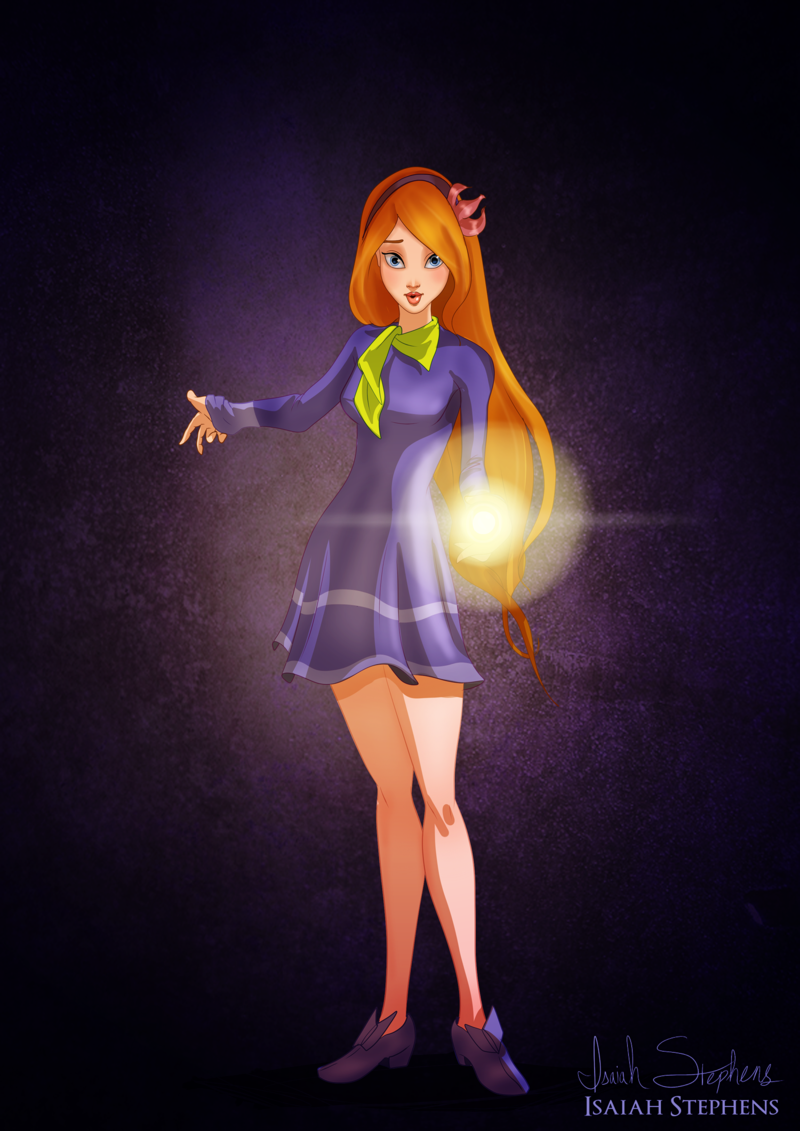 Giselle (Encatada) como Daphne (Scooby Doo) (Foto: Isaiah Stephens)