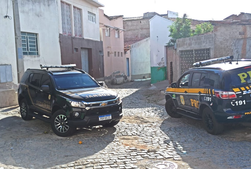 Força-tarefa de combate ao crime organizado prende seis pessoas no Seridó — Foto: Polícia Federal/Divulgação