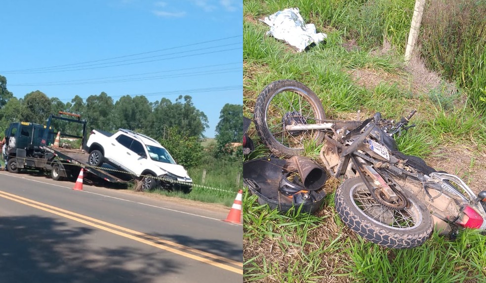 Jovem de 24 anos morre após ter moto atingida por motorista bêbeda em Guareí  — Foto: Arquivo Pessoal