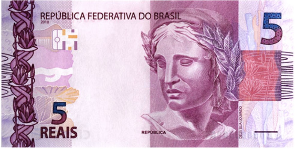 Nota de R$ 5,00 — Foto: Reprodução/Banco Central