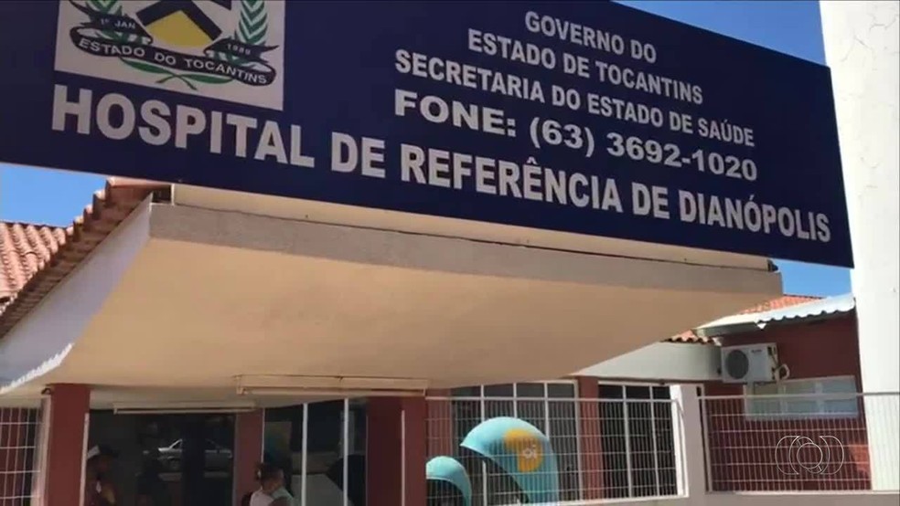 Situação é no Hospital de Dianópolis, no sudeste do Tocantins — Foto: Reprodução/TV Anhanguera