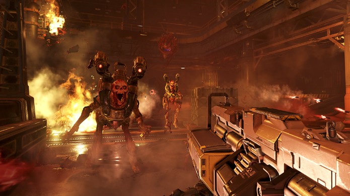 Novo Doom promete trazer ação frenética dos clássicos para uma nova geração de jogadores (Foto: Reprodução/DSO Gaming)