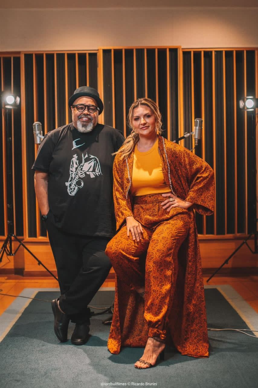 Paula Mel e Jorge Aragão (Foto: Reprodução/Instagram)