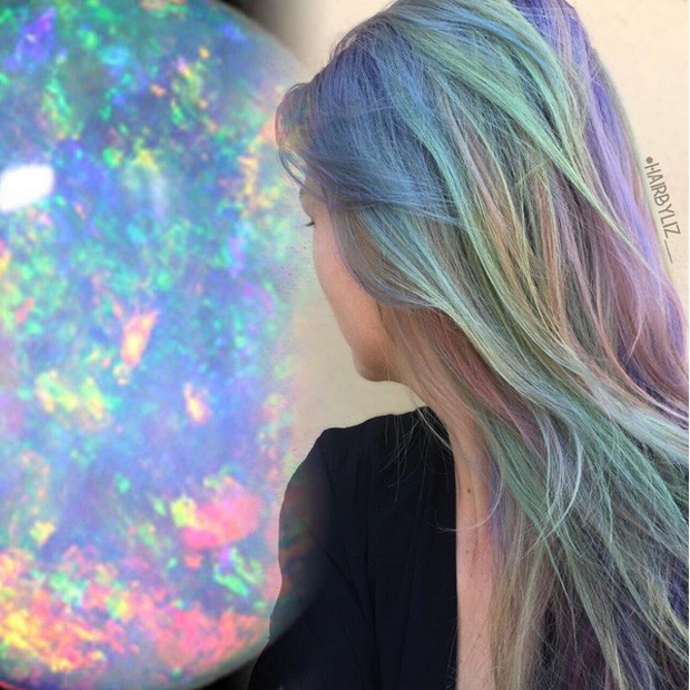 Cabelo de opala é tendência (Foto: Reprodução/Instagram)