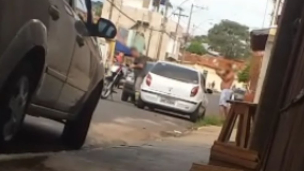 Homem é baleado durante briga em Agudos — Foto: Arquivo Pessoal