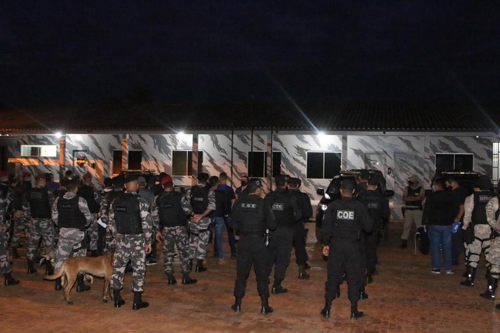 Mais de 100 policiais reforçam operação no Acre  — Foto: Asscom/MP-AC