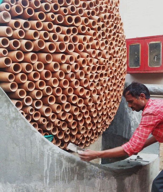 Indianos criam ar-condicionado que funciona sem eletricidade (Foto: Divulgação)