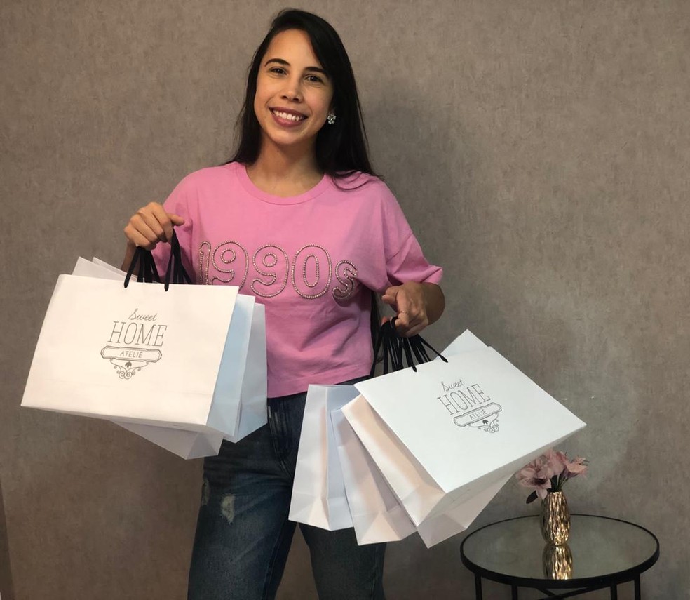 Patrícia Kelly vende para todo o Brasil através de site e redes sociais  — Foto: Foto: Arquivo Pessoal