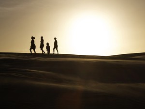 Foto de uma das dunas da Ilha de Lençóis, no Maranhão (Foto: Gabriel Castaldini/VC no G1)