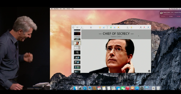 Com o Yosemite, é possível atender ligações do iPhone direto do Mac (Foto: Reprodução) Com o Yosemite, é possível atender ligações do iPhone direto do Mac (Foto: Reprodução)