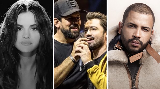 Selena Gomez, Fernando e Sorocaba e Projota lançam músicas (Foto: Reprodução/Instagram)