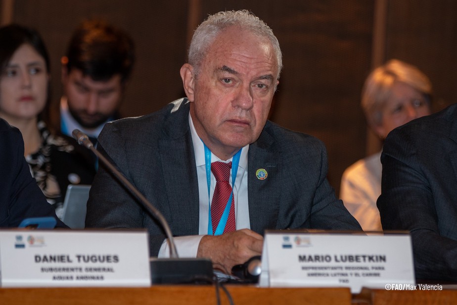 Mario Lubetkin, representante da Fao para a América Latina e o Caribe.
