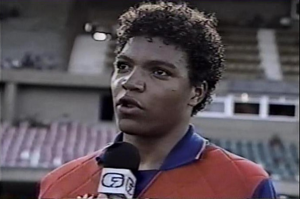 Dida começou no Cruzeiro de Arapiraca e disputou o Alagoano com 16 anos — Foto: Reprodução TV Gazeta