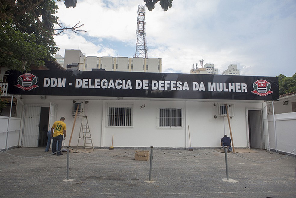 Caso foi registrado na Delegacia Sede de Guarujá, SP, e transferido para a Delegacia de Defesa da Mulher — Foto: Divulgação/Prefeitura de Guarujá