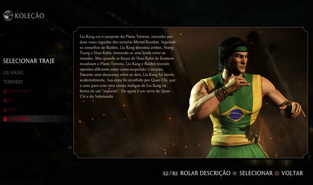 Veja o pacote de skins 'Brazil' de Mortal Kombat X