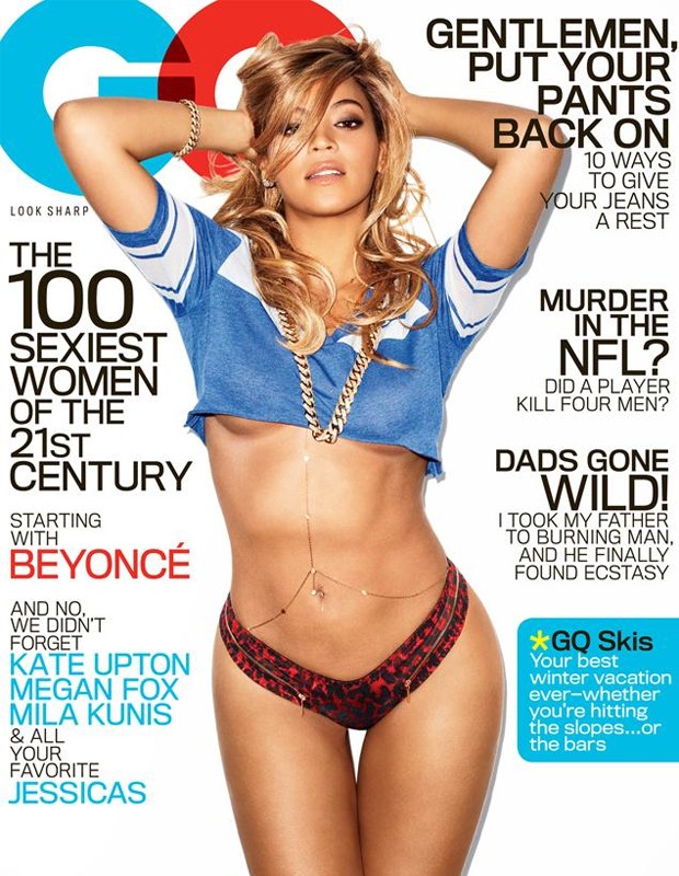 Beyoncé na capa da GQ (Foto: Reprodução)