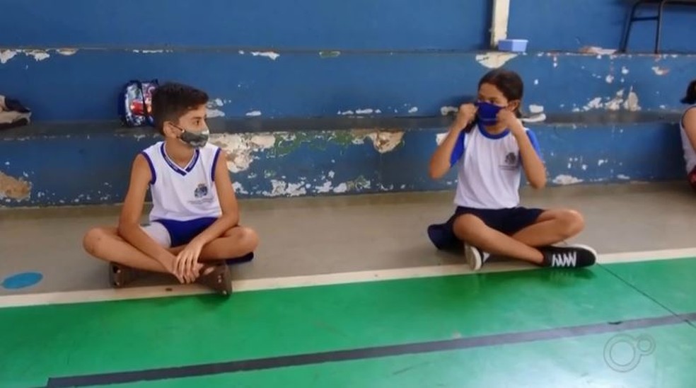 Lívia, de Araçatuba (SP), aprendeu Libras para se comunicar com amigo surdo — Foto: Reprodução/Tv Tem