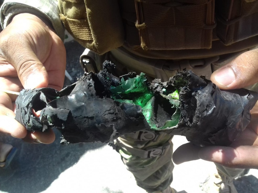 Simulacro de bomba é encontrado no Farol em Maceió, Alagoas — Foto: Ana Clara Pontes/g1