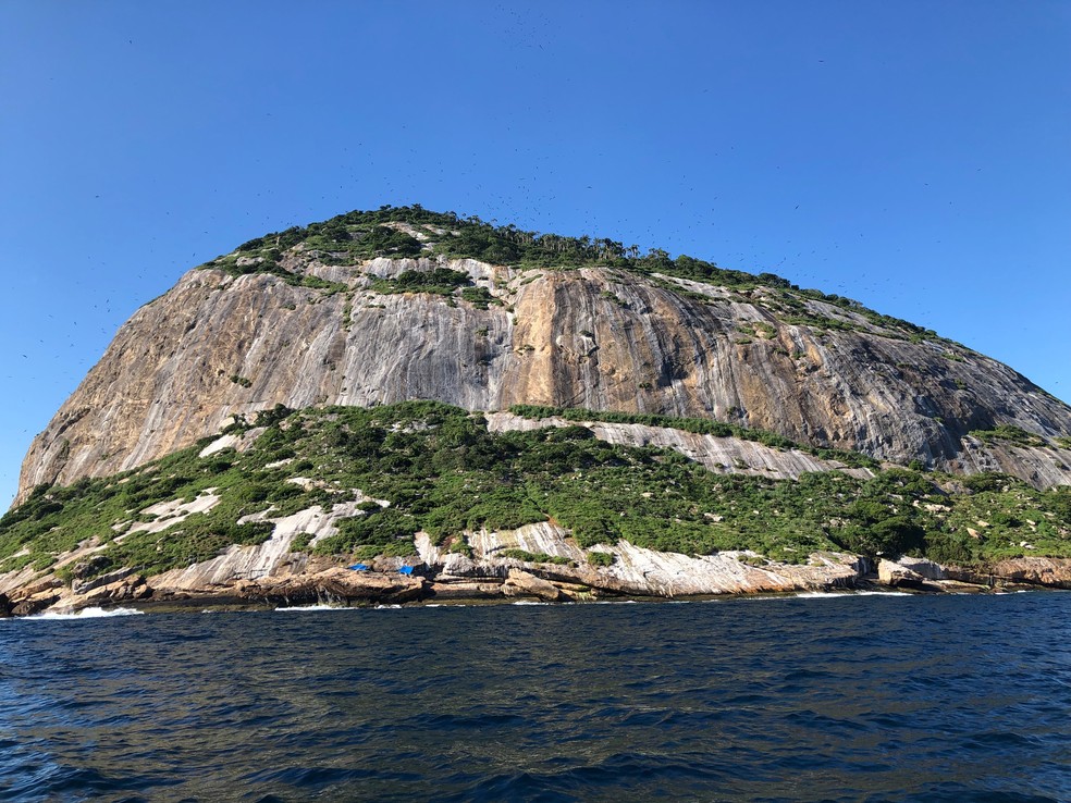 Ilha Redonda, a maior do Arquipélago das Cagarras. — Foto: Carlos Brito