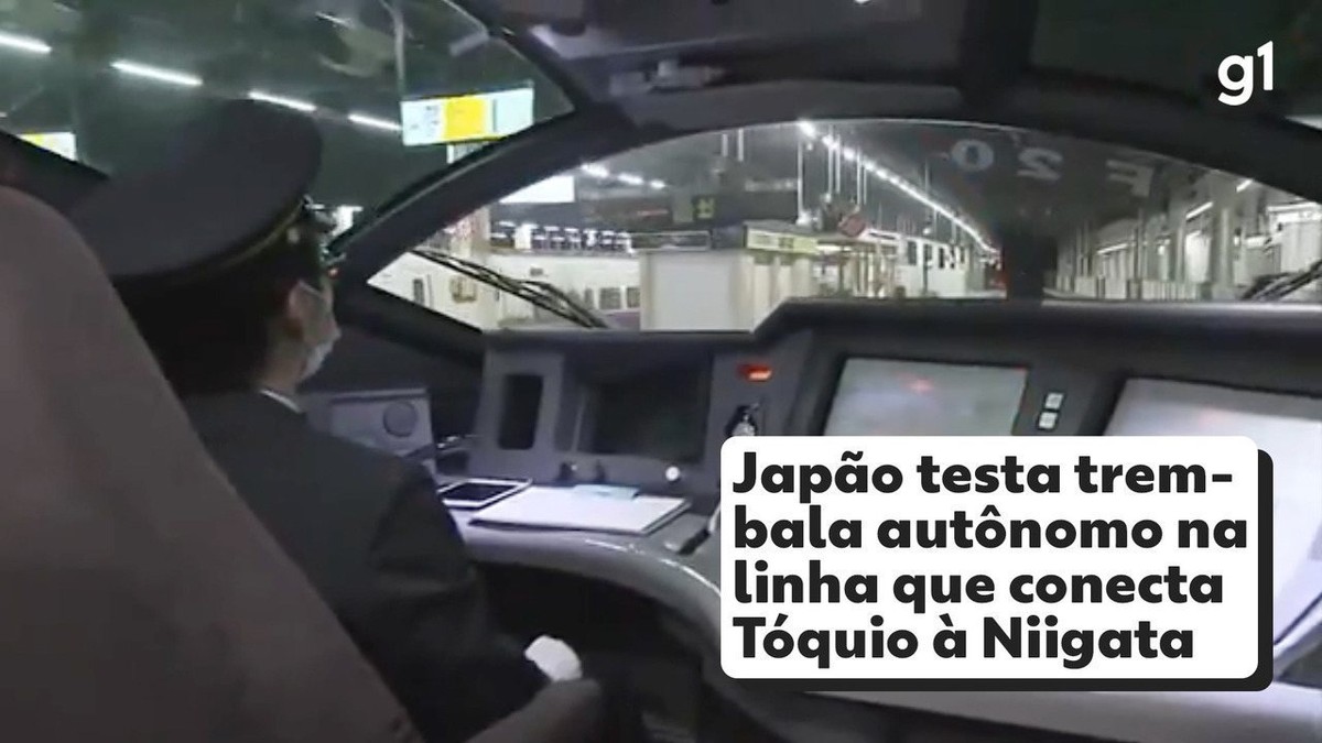 Trem-bala japonês anda sem auxílio de maquinista; vídeo