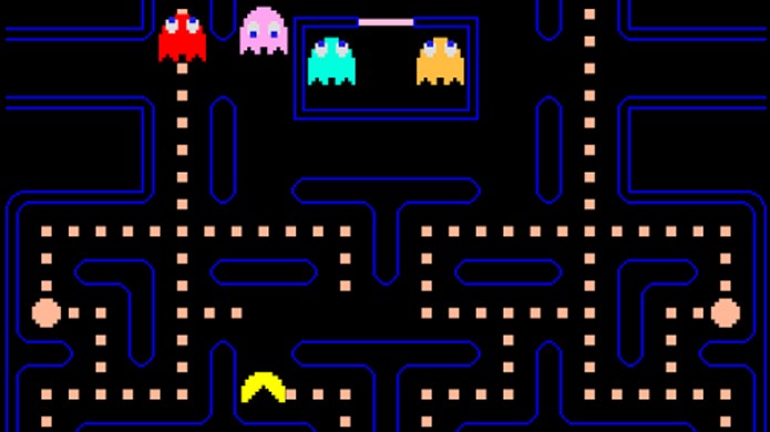 O clássico Pac-Man dos anos 80 traz sua fórmula de sucesso com labirintos extras (Foto: Reprodução/Google Play)