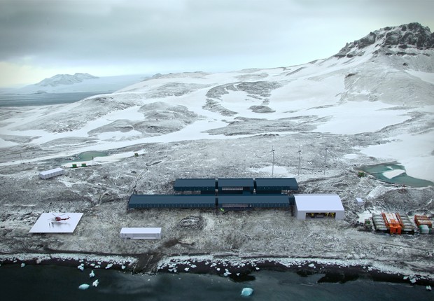 Estação Comandante Ferraz, localizada na ilha do Rei George, Antártica  (Foto: Divulgação/Estúdio 41)