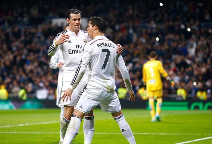 Cristiano Ronaldo e Bale, Real Madrid x celta de Vigo (Foto: Reuters)