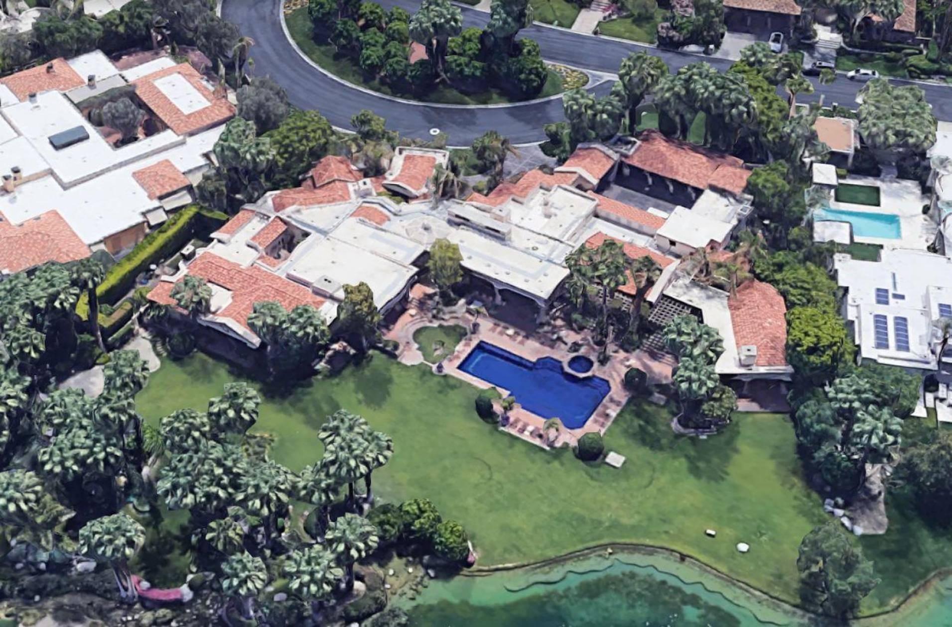 Casa na comunidade do Resort Palm Desert em Indian Wells, CA (Foto: Reprodução / Google Maps)