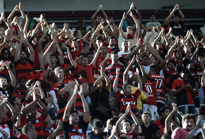 Torcida Flamengo Maracanã jogo contra Corinthians (Foto: André Durão)