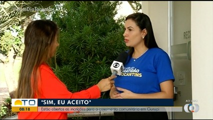 Inscrições para casamento comunitário em Gurupi estão abertas