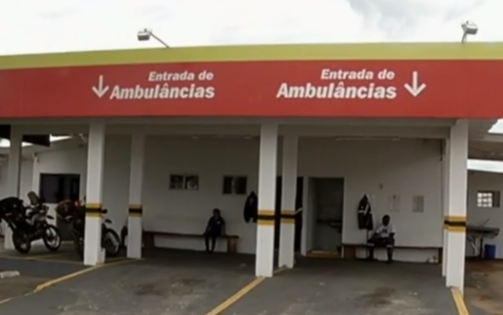 Unidade de atendimento do Samu de Caldas Novas  — Foto: Reprodução/TV Anhanguera